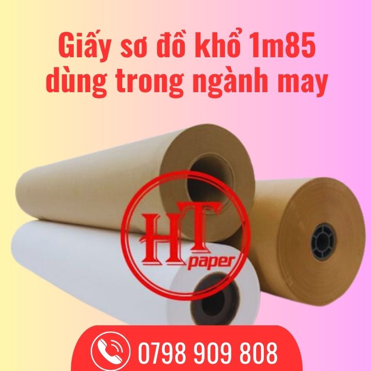 giấy sơ đồ khổ 1m85 dùng trong ngành may